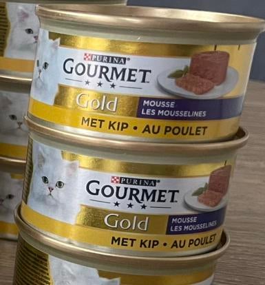 Gourmet kattenvoer tray kip smaak, Ophalen, Kat