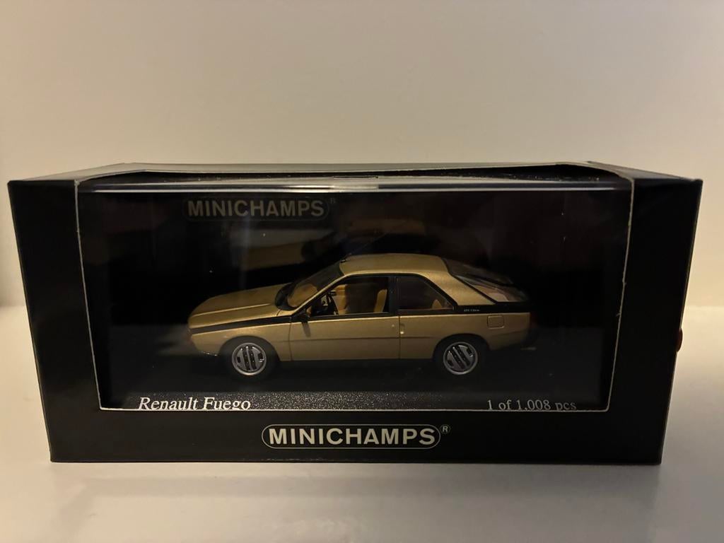 Renault Fuego Minichamps, Hobby en Vrije tijd, Modelauto's | 1:43, Ophalen of Verzenden, Zo goed als nieuw, Auto, MiniChamps