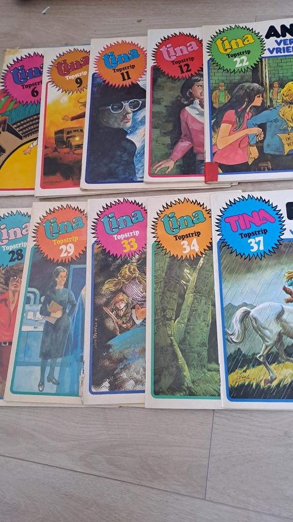 10 Tina Topstrip stripboeken, Boeken, Stripboeken, Meerdere stripboeken, Ophalen, Gelezen