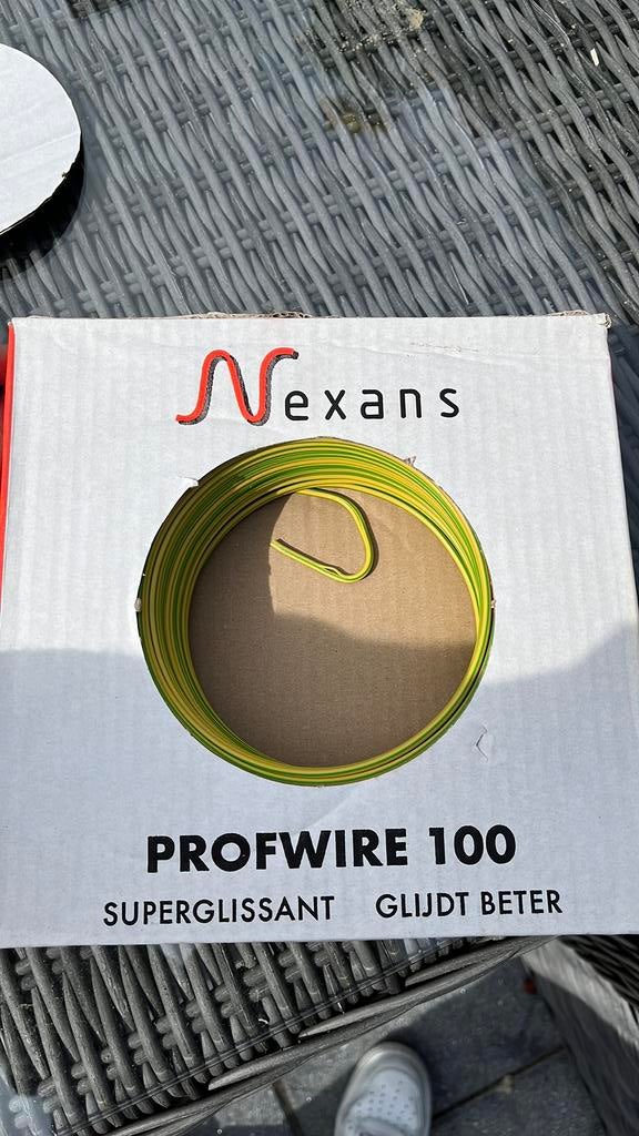 Nexans 100 meter aardedraad 2,5mm2, Ophalen of Verzenden, Zo goed als nieuw, Kabel of Snoer