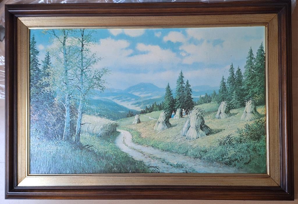 Schilderij Trelony, Antiek en Kunst, Kunst | Schilderijen | Klassiek, Ophalen of Verzenden