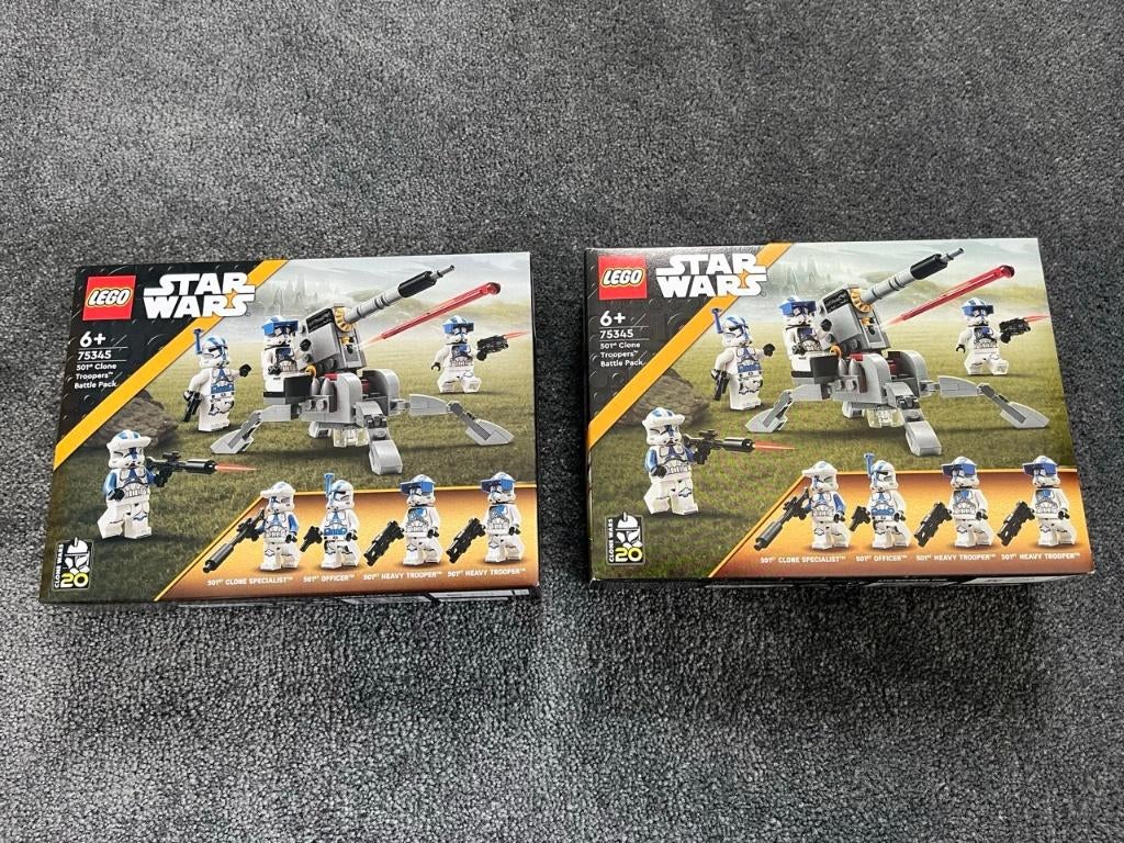 Lego - Star Wars Battle Packs bundel (4 sets), Ophalen of Verzenden, Nieuw, Complete set, Lego