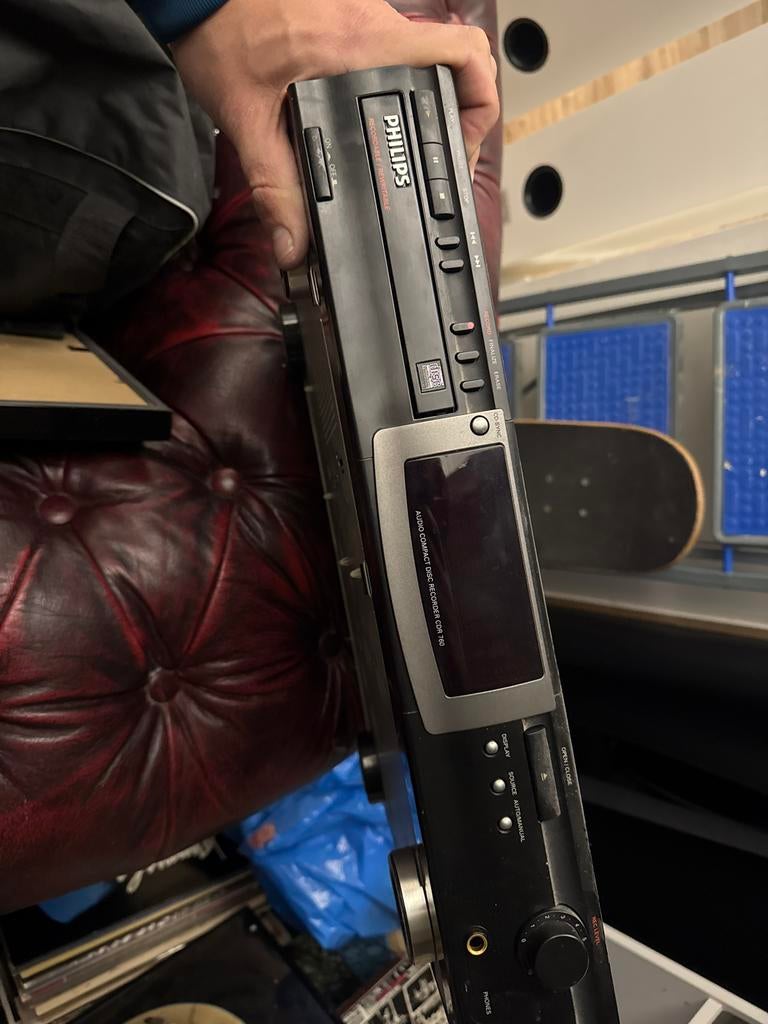 Philips CD760 Audio Compact Disc Recorder, Ophalen of Verzenden, Gebruikt, Philips