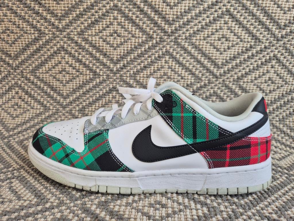 Nike Dunk Low Tartan Plaid 47, Overige kleuren, Nike, Ophalen of Verzenden, Sneakers of Gympen