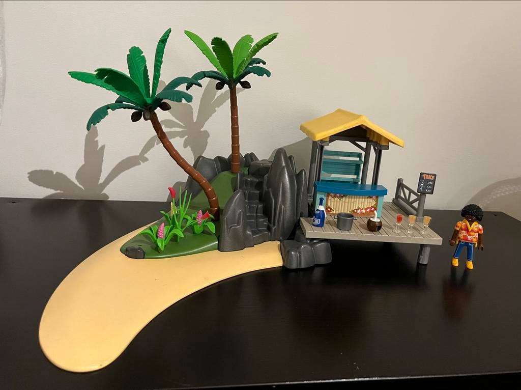 Playmobil 6979 Vakantie Eiland met Strandbar (.incompleet), Kinderen en Baby's, Speelgoed | Playmobil, Ophalen of Verzenden, Gebruikt