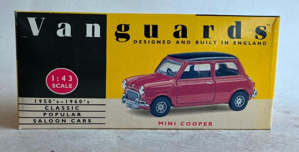 Mini Cooper rood / zwart dak VA25000 Vanguards., Ophalen of Verzenden, Zo goed als nieuw, Auto, Vanguards