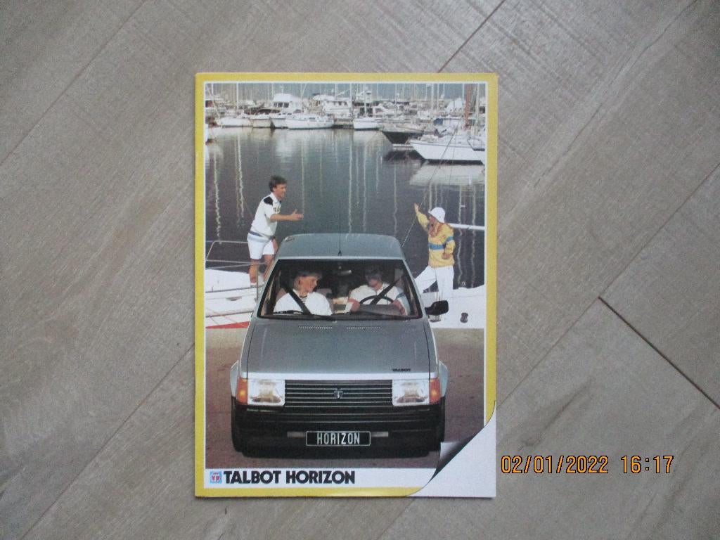 Peugeot Chrysler --- Talbot Horizon folders ---- SALE !!, Ophalen of Verzenden, Zo goed als nieuw, Catalogus
