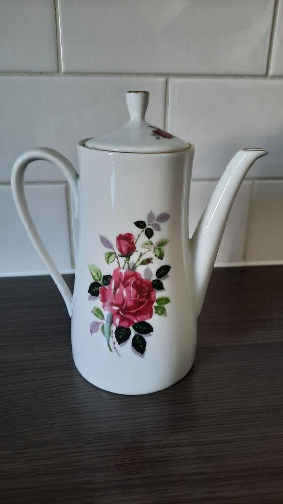 Slanke hoge theepot, Antiek en Kunst, Ophalen