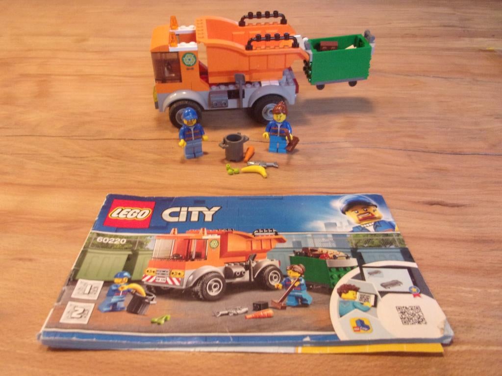 Lego Town 60220-1 Garbage Truck uit 2019, Lego, Ophalen of Verzenden, Compleet, Complete set