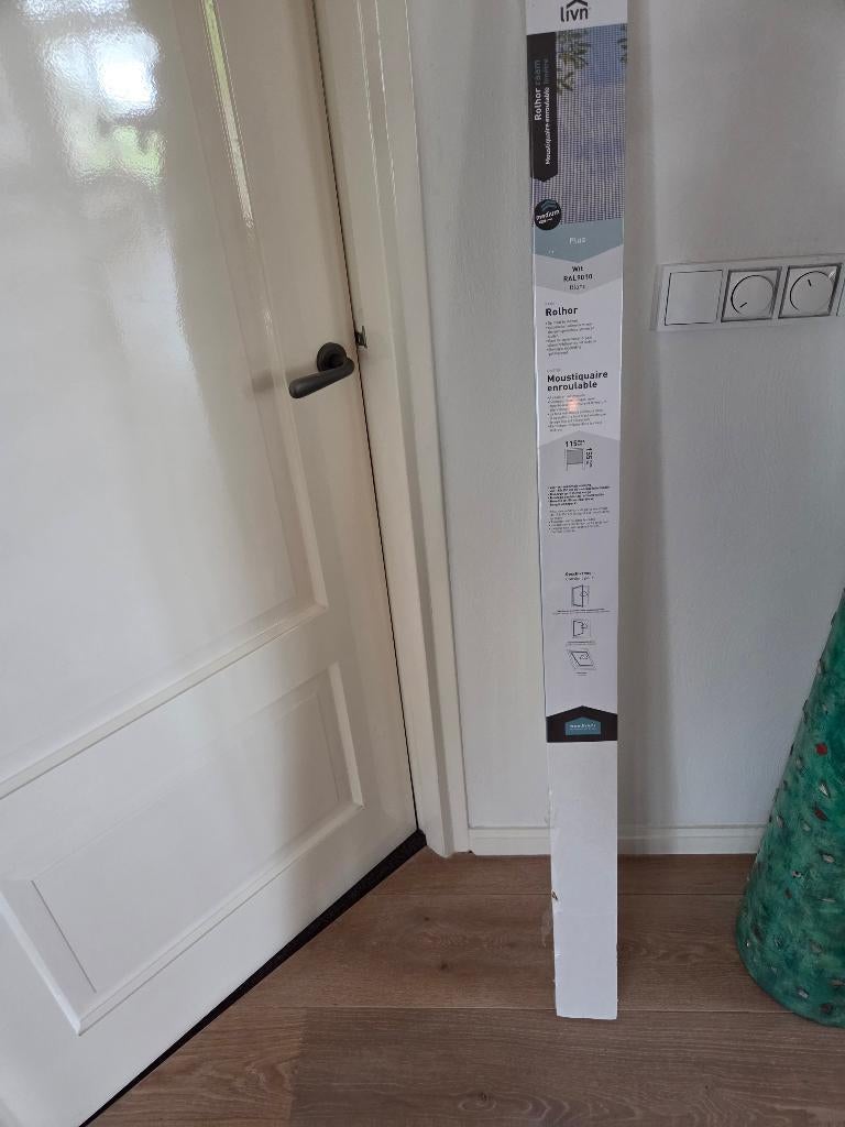 Rolhor 115 x 155 cm Nieuw in doos, Doe-het-zelf en Verbouw, Deuren en Horren, 100 tot 120 cm, Kunststof, Overige typen, Minder dan 200 cm