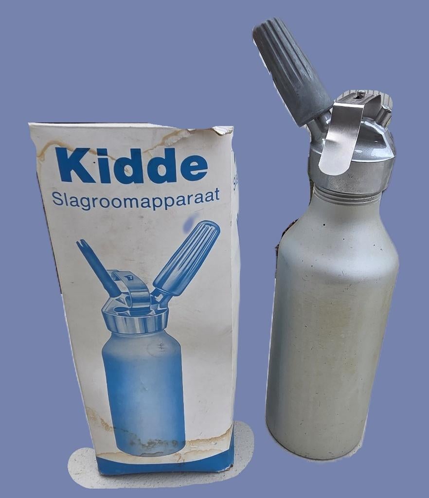Kidde slagroomapparaat, Ophalen, Gebruikt
