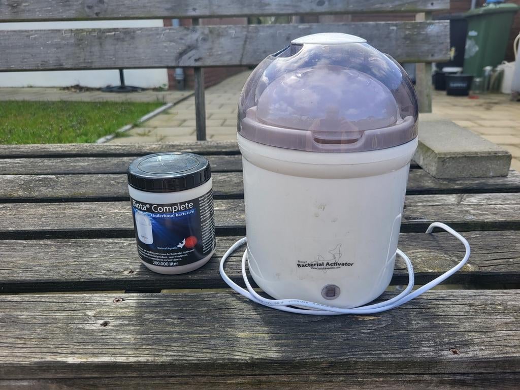 Bacteriën kweekset voor vijverfilters., Ophalen