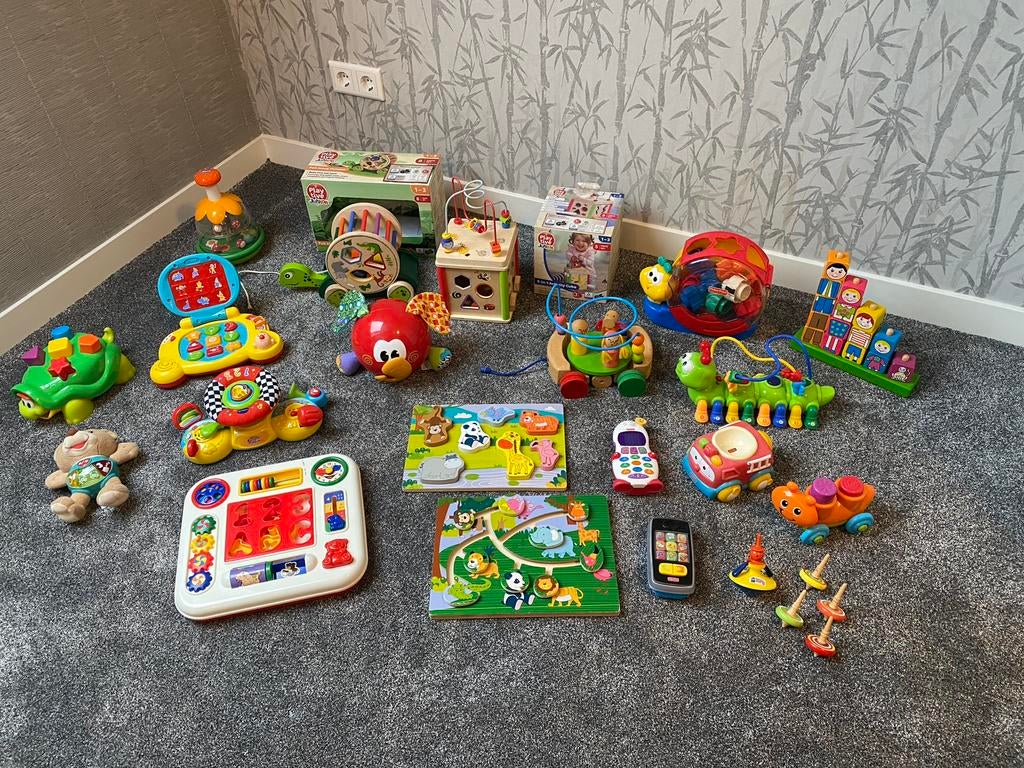 (NIEUW) groot pakket met MERK speelgoed, V-Tech, Playgro etc, Kinderen en Baby's, Ophalen of Verzenden, Zo goed als nieuw