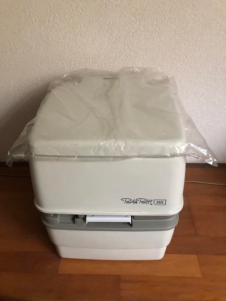 Mobiele camping toilet, Ophalen of Verzenden, Zo goed als nieuw