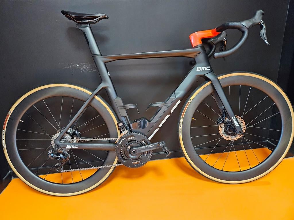 BMC Timemachine R01 Maat 56 - Dura Ace Di2, Rotor Powermeter, 28 inch, Gebruikt, Carbon, Heren