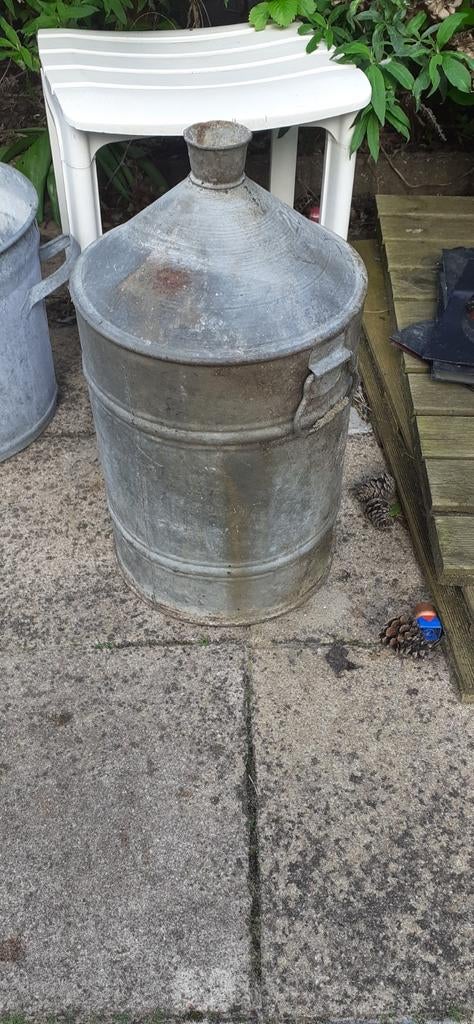 Vat , zink , vintage, Ophalen of Verzenden