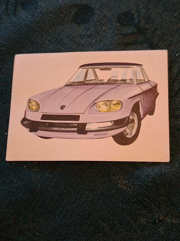 Prentje/Chromo : Panhard 24 / Chocolade Jacques, Verzenden, 1960 tot 1980, Gebruikt, Overige onderwerpen