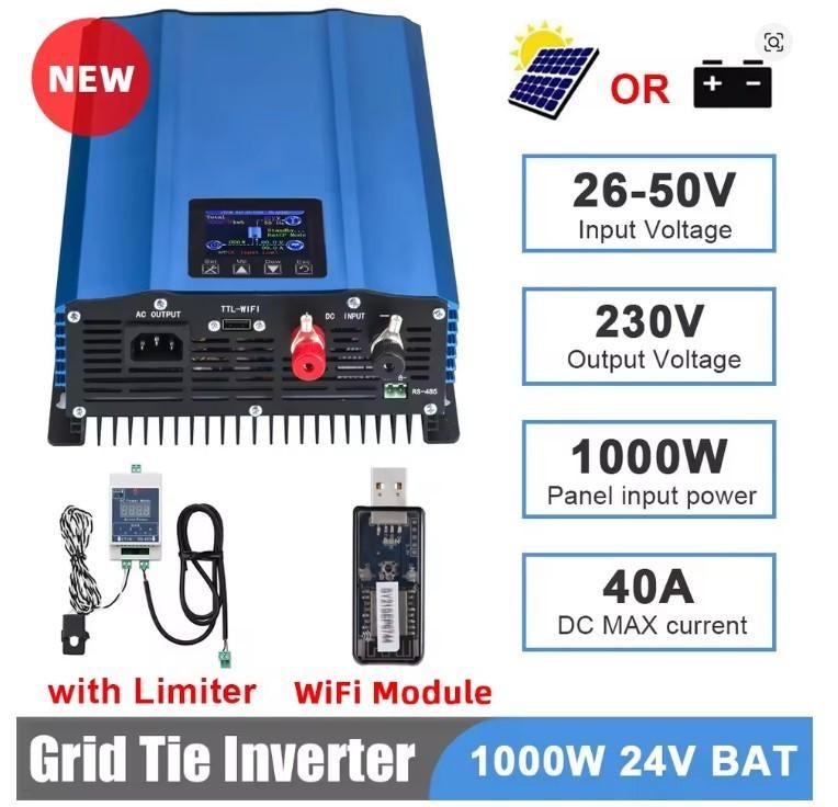 Grid Tie-omvormer, Ophalen of Verzenden, Zo goed als nieuw, Overige typen
