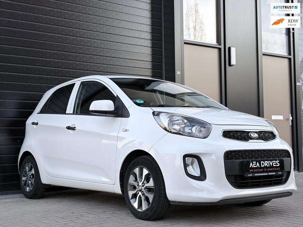 Kia Picanto DynamicLine 2016 | 1e eigenaar | stoelverwarming, Voorwielaandrijving, 4 cilinders, Wit, Origineel Nederlands