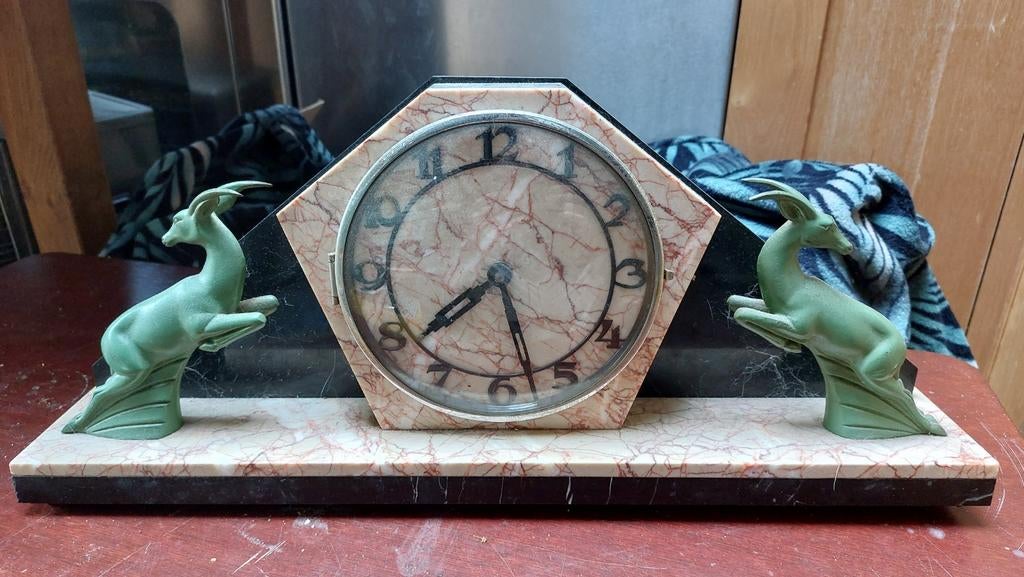 KLOK ANTIEK, Antiek en Kunst, Antiek | Klokken, Ophalen of Verzenden