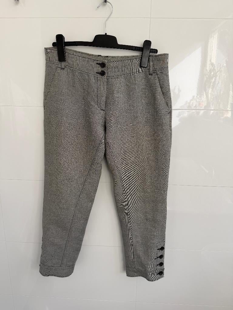 Broek Benetton, Kleding | Dames, Broeken en Pantalons, Zo goed als nieuw, Maat 38/40 (M), Driekwart, Ophalen