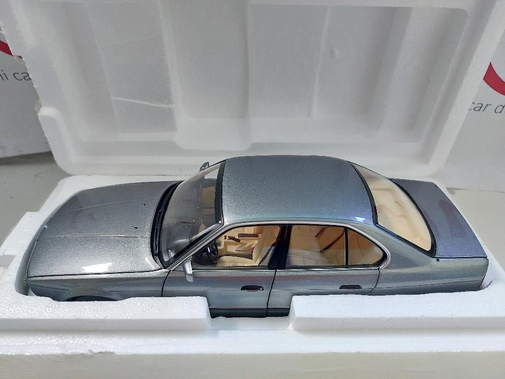 Minichamps 1:18 BMW 535i (E34) 1988 grijs metallic, Ophalen of Verzenden, Nieuw, Auto, MiniChamps