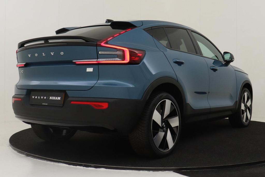 Volvo EC40 SINGLE MOTOR EXTENDED RANGE ULTRA 82 kWh -PANO.DA, Auto's, Volvo, Automaat, 12 maanden, 82 kWh, Blauw