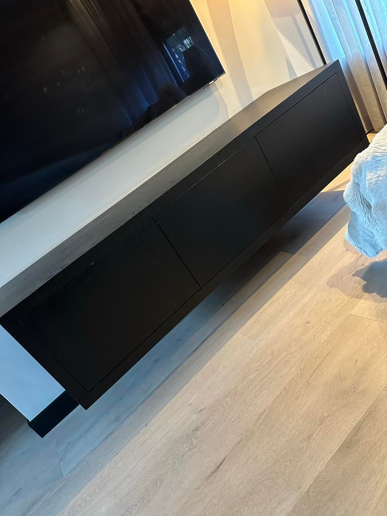 Tv meubel Barcelona van Goossens - 160x45 cm, Huis en Inrichting, Ophalen, Gebruikt, 150 tot 200 cm, Minder dan 100 cm