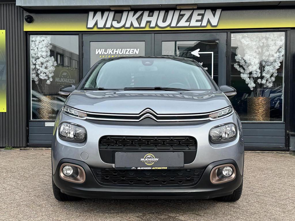 Citroen C3 1.2 PureTech C-Series met Led ! Speciale uitvoeri, Voorwielaandrijving, Gebruikt, Zwart, 1199 cc