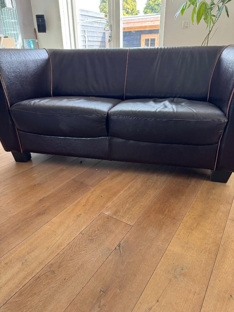 Design lederen bank, Design, Klassiek, 150 tot 200 cm, Tweepersoons, 75 tot 100 cm