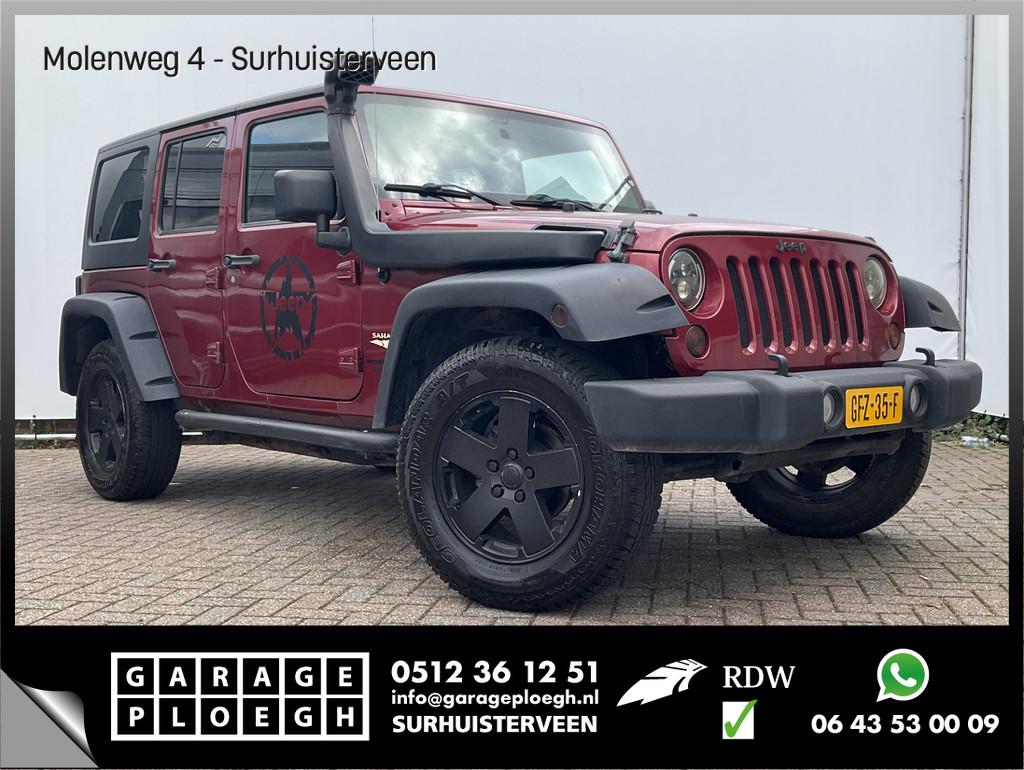 Jeep Wrangler Unlimited 3.8 Sport Sahara 5-deurs Airco Cruis, Auto's, Jeep, 3778 cc, Gebruikt, 2000 kg, 1820 kg