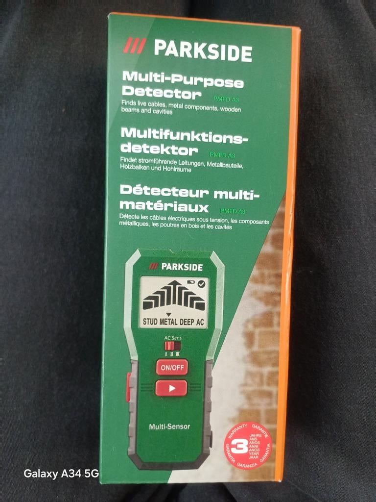 Parkside Multifunctionele Detector PMFD A3 - Nieuw, Ophalen of Verzenden, Nieuw