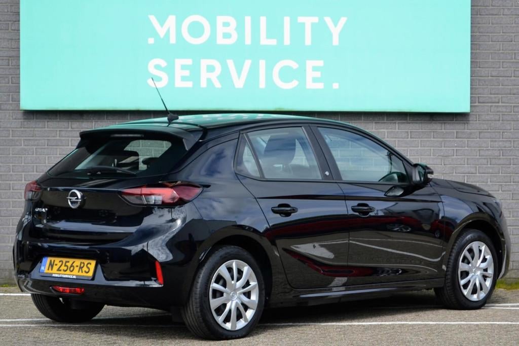 Opel Corsa-e Edition 50 kWh SOH93% CarPlay W.pomp Clima, 330 km, Gebruikt, Zwart, Zwart