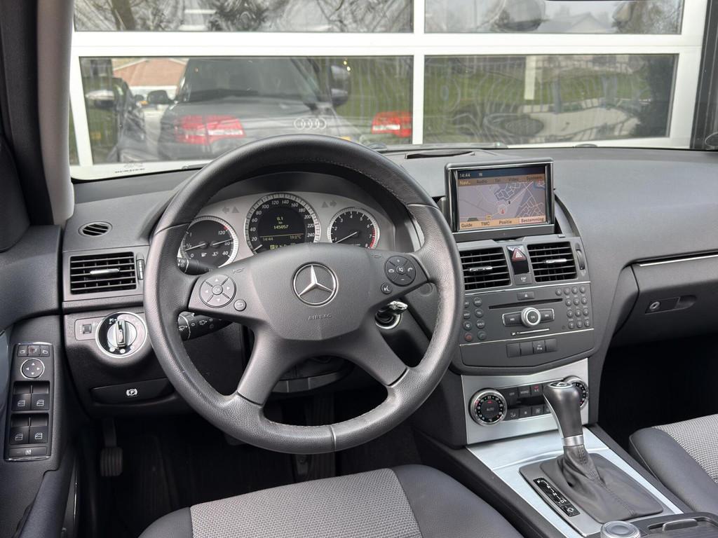 Mercedes C-Klasse Estate 280 Avantgarde |1e eig|Dealer oh|V6, Auto's, Automaat, 1800 kg, Leder en Stof, Zwart
