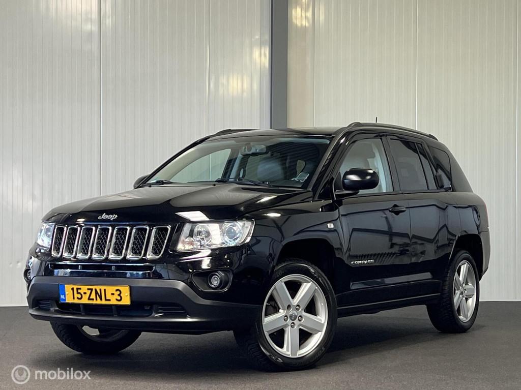 Jeep Compass 2.0 Limited [ NAP leder navigatie cruise ], Auto's, Jeep, Bedrijf, Te koop, Compass, ABS, Airbags, Airconditioning