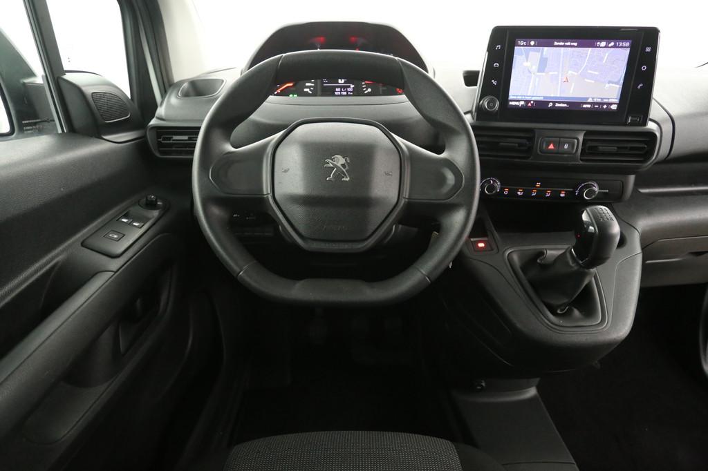 Peugeot Partner 1.5 BlueHDI | Airco | Cruise | Trekhaak | Ca, Voorwielaandrijving, Stof, Gebruikt, 4 cilinders