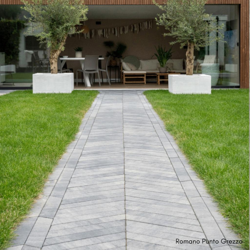 Romano Punto 40 x 8 x 8 cm, Tuin en Terras, Tegels en Klinkers, Ophalen, Nieuw, Beton, Terrastegels