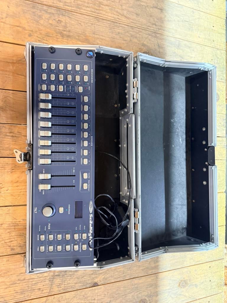 Showtec scanmaster 3 met flightcase, Showtec, Gebruikt, Showtec, Showtec