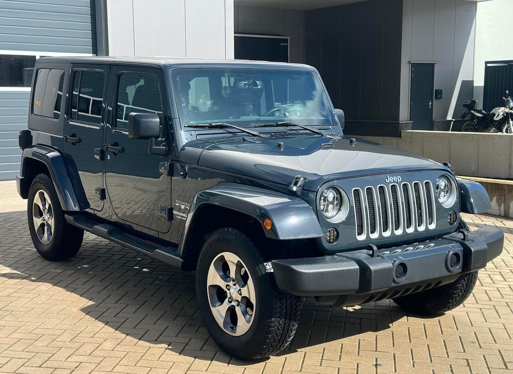 JEEP WRANGLER JK 3.6 V6 284PK SAHARA FINAL EDITION BJ2017, Automaat, Stof, Zwart, Zwart