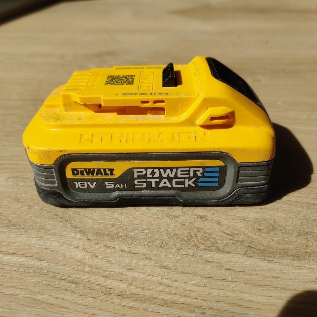 DeWalt Powerstack 5Ah Accu - DEFECT, Ophalen of Verzenden, Gebruikt, Overige typen