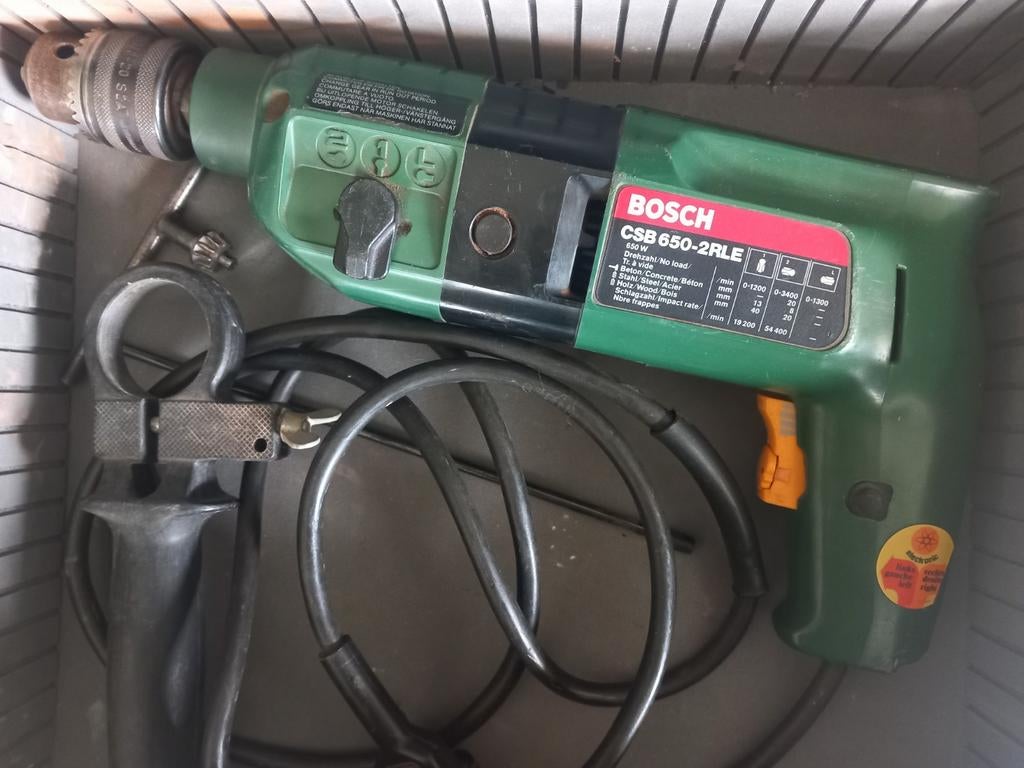 Bosch CSB 650-2RLE met koffer, Ophalen of Verzenden, Zo goed als nieuw, Weet ik niet, Weet ik niet