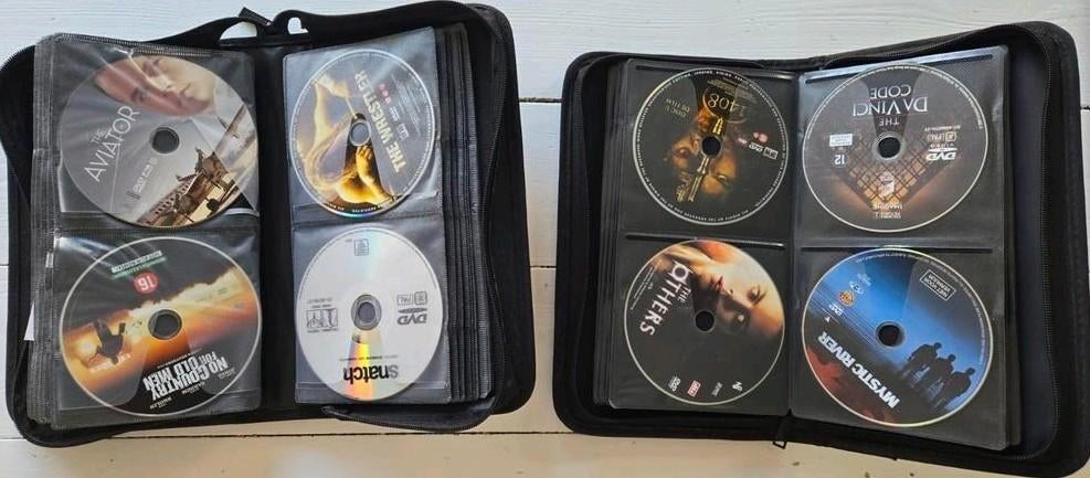 Mapje met 85 DVD's films & series – Complete verzameling!, Vanaf 12 jaar, Ophalen of Verzenden, Gebruikt