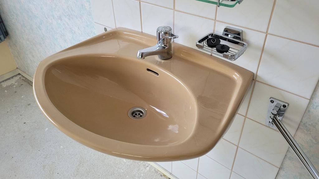 Vintage Wastafel, Ophalen, Gebruikt, 50 tot 100 cm, Minder dan 100 cm