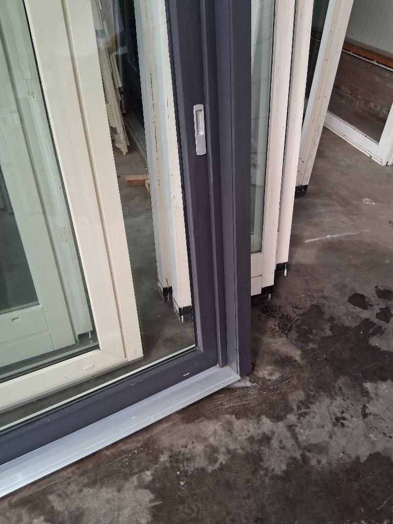 Kunststof schuifpui Hr++ bezorgen factuur mogelijk, Kunststof, 225 cm of meer, Ophalen of Verzenden, Zo goed als nieuw