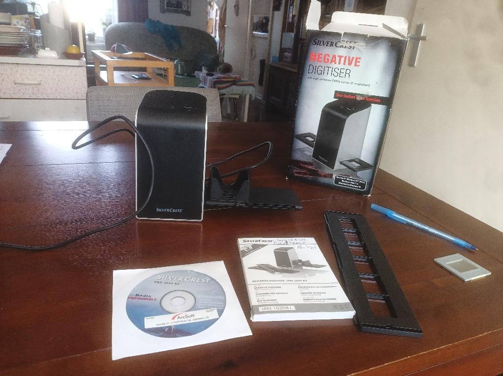 Negatief- en diascanner Negative Digitiser, Computers en Software, Diascanner, Gebruikt, Windows, SilverCrest