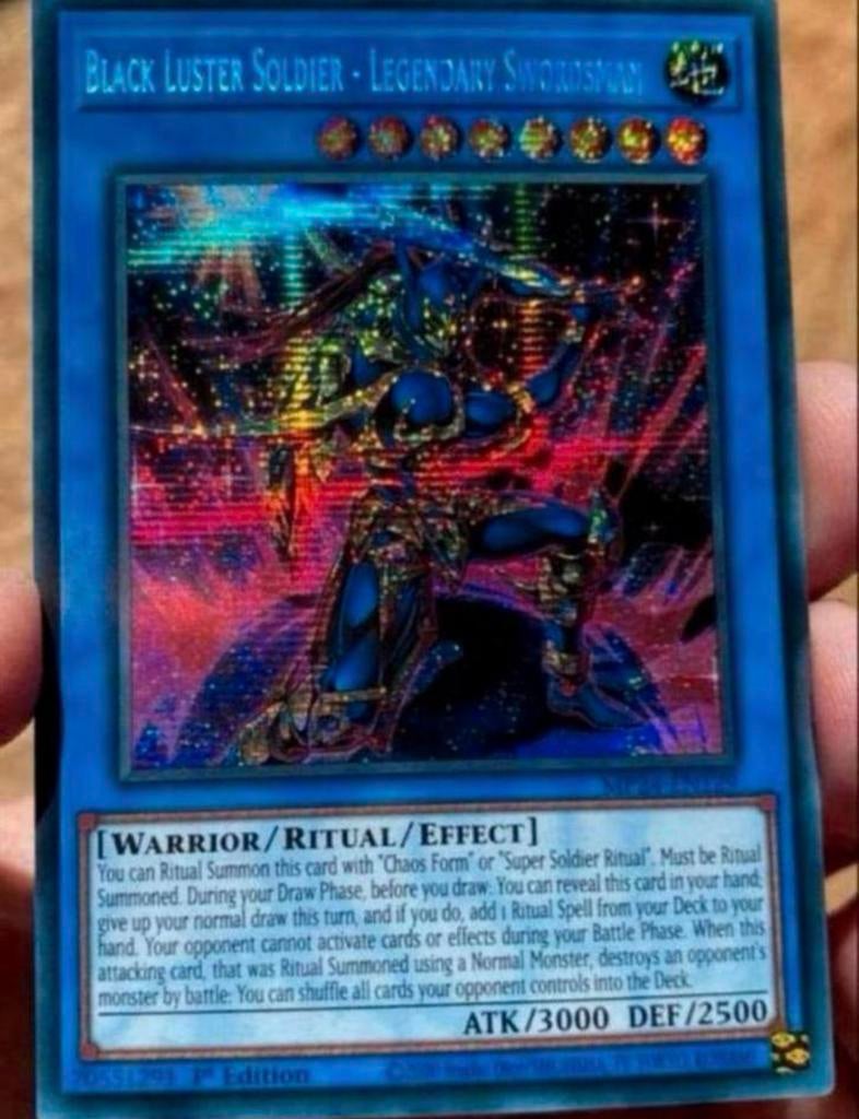 Yu-Gi-Oh! Black Luster Soldier Legendary Swordsman MP24 1st, Hobby en Vrije tijd, Verzamelkaartspellen | Yu-gi-Oh!, Ophalen of Verzenden