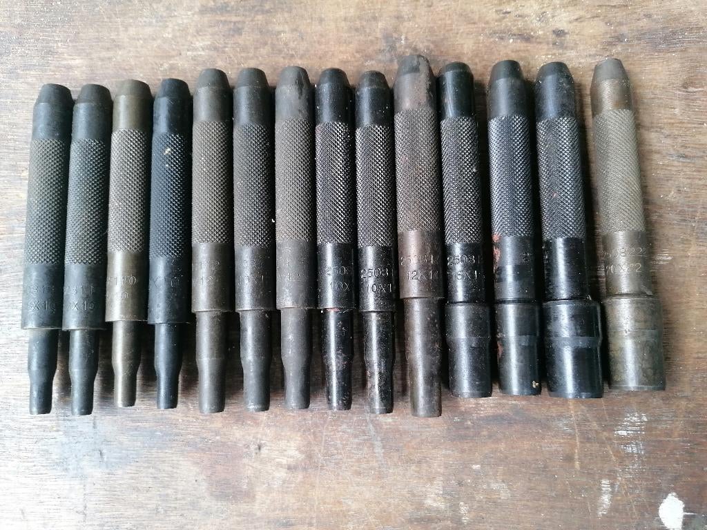 13x Virax optromppen/optrompstift, Doe-het-zelf en Verbouw, Ophalen of Verzenden, Zo goed als nieuw