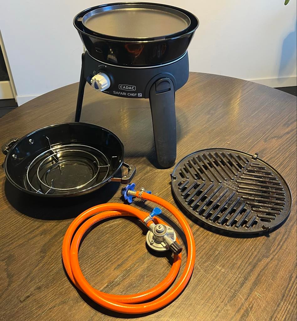 Cadac Safari Chef 2 - Compacte en veelzijdige gasbarbecue, Ophalen, Gebruikt