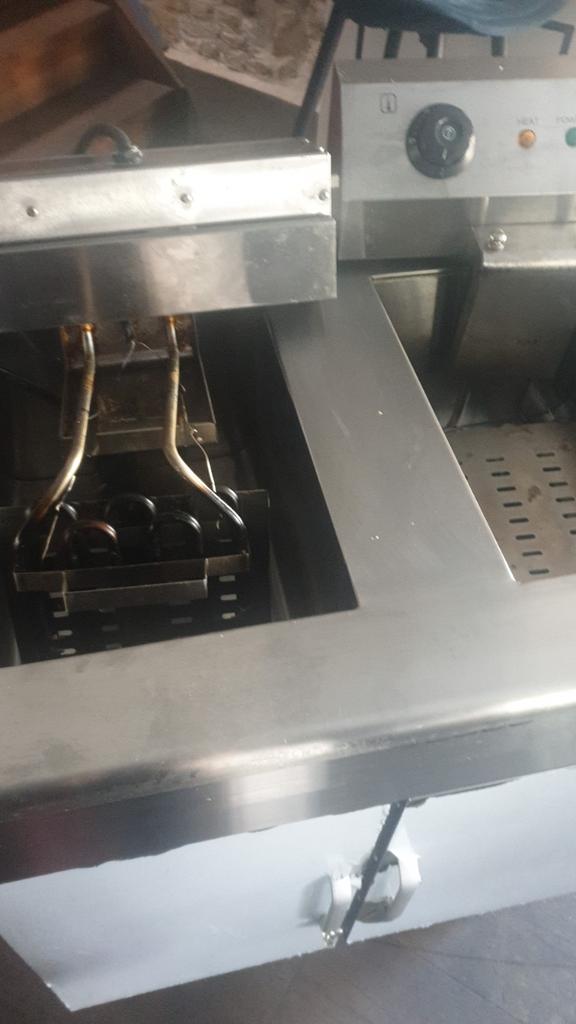 Diamond Horeca Dubbele Gasfriteuse - Zeer Goede Staat, 4 liter of meer, Ophalen of Verzenden