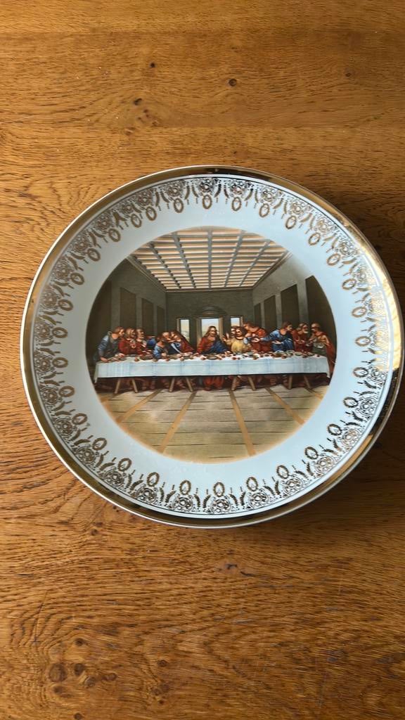 Wandbord laatste avondmaal, Antiek en Kunst, Ophalen of Verzenden